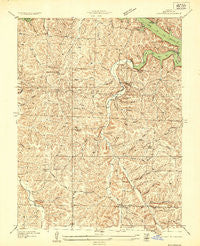 Edwards Missouri Historical topographic map, 1:24000 scale, 7.5 X 7.5 Minute, Year 1935
