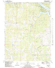 Edwards Missouri Historical topographic map, 1:24000 scale, 7.5 X 7.5 Minute, Year 1983
