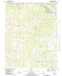 Edwards Missouri Historical topographic map, 1:24000 scale, 7.5 X 7.5 Minute, Year 1983