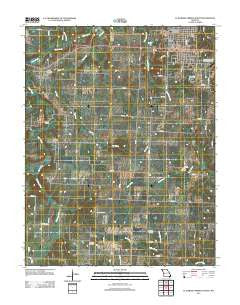 El Dorado Springs South Missouri Historical topographic map, 1:24000 scale, 7.5 X 7.5 Minute, Year 2011