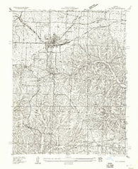 Eldon Missouri Historical topographic map, 1:24000 scale, 7.5 X 7.5 Minute, Year 1935