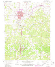 Eldon Missouri Historical topographic map, 1:24000 scale, 7.5 X 7.5 Minute, Year 1959