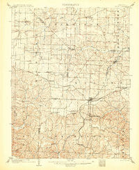 Eldon Missouri Historical topographic map, 1:62500 scale, 15 X 15 Minute, Year 1904