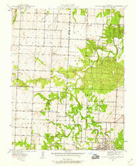 Eldorado Springs North Missouri Historical topographic map, 1:24000 scale, 7.5 X 7.5 Minute, Year 1939