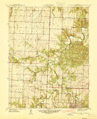 Eldorado Springs North Missouri Historical topographic map, 1:24000 scale, 7.5 X 7.5 Minute, Year 1941