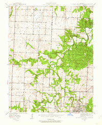 Eldorado Springs North Missouri Historical topographic map, 1:24000 scale, 7.5 X 7.5 Minute, Year 1939