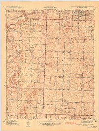 Eldorado Springs South Missouri Historical topographic map, 1:24000 scale, 7.5 X 7.5 Minute, Year 1942