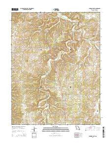 Eldridge East Missouri Current topographic map, 1:24000 scale, 7.5 X 7.5 Minute, Year 2015