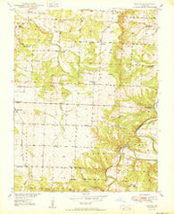 Elkton Missouri Historical topographic map, 1:24000 scale, 7.5 X 7.5 Minute, Year 1950