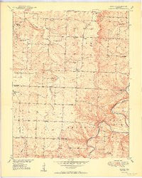 Elkton Missouri Historical topographic map, 1:24000 scale, 7.5 X 7.5 Minute, Year 1950