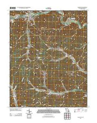 Ellington Missouri Historical topographic map, 1:24000 scale, 7.5 X 7.5 Minute, Year 2011