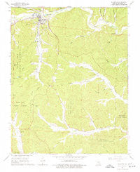 Ellington Missouri Historical topographic map, 1:24000 scale, 7.5 X 7.5 Minute, Year 1968