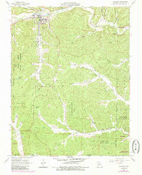 Ellington Missouri Historical topographic map, 1:24000 scale, 7.5 X 7.5 Minute, Year 1968