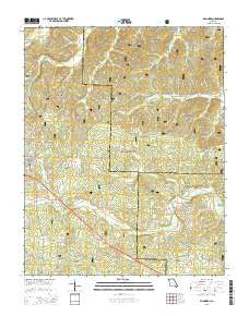 Ellsinore Missouri Current topographic map, 1:24000 scale, 7.5 X 7.5 Minute, Year 2015