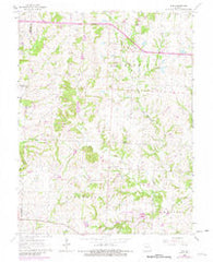 Elm Missouri Historical topographic map, 1:24000 scale, 7.5 X 7.5 Minute, Year 1962