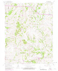 Elm Missouri Historical topographic map, 1:24000 scale, 7.5 X 7.5 Minute, Year 1962