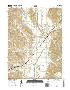 Elmer Missouri Current topographic map, 1:24000 scale, 7.5 X 7.5 Minute, Year 2014