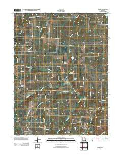 Elmira Missouri Historical topographic map, 1:24000 scale, 7.5 X 7.5 Minute, Year 2012