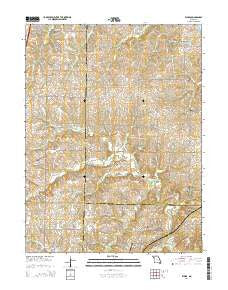 Elmira Missouri Current topographic map, 1:24000 scale, 7.5 X 7.5 Minute, Year 2014