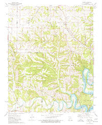 Elsey Missouri Historical topographic map, 1:24000 scale, 7.5 X 7.5 Minute, Year 1974