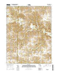 Emden Missouri Current topographic map, 1:24000 scale, 7.5 X 7.5 Minute, Year 2014
