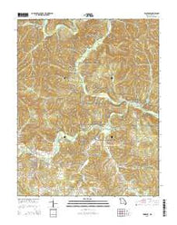 Eminence Missouri Current topographic map, 1:24000 scale, 7.5 X 7.5 Minute, Year 2015