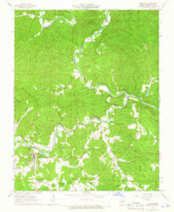Eminence Missouri Historical topographic map, 1:24000 scale, 7.5 X 7.5 Minute, Year 1965