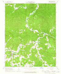 Eminence Missouri Historical topographic map, 1:24000 scale, 7.5 X 7.5 Minute, Year 1965