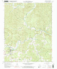 Eminence Missouri Historical topographic map, 1:24000 scale, 7.5 X 7.5 Minute, Year 1965