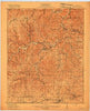 Eminence Missouri Historical topographic map, 1:62500 scale, 15 X 15 Minute, Year 1917