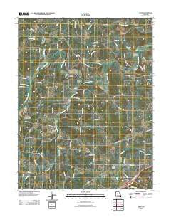 Enon Missouri Historical topographic map, 1:24000 scale, 7.5 X 7.5 Minute, Year 2011