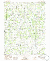 Enon Missouri Historical topographic map, 1:24000 scale, 7.5 X 7.5 Minute, Year 1987