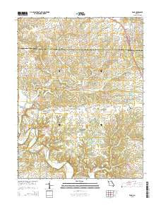 Eolia Missouri Current topographic map, 1:24000 scale, 7.5 X 7.5 Minute, Year 2015