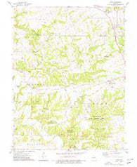 Eolia Missouri Historical topographic map, 1:24000 scale, 7.5 X 7.5 Minute, Year 1975