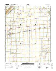Essex Missouri Current topographic map, 1:24000 scale, 7.5 X 7.5 Minute, Year 2015