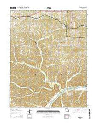 Eugene Missouri Current topographic map, 1:24000 scale, 7.5 X 7.5 Minute, Year 2015