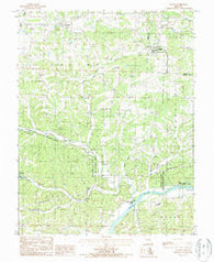 Eugene Missouri Historical topographic map, 1:24000 scale, 7.5 X 7.5 Minute, Year 1987