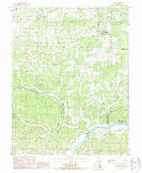 Eugene Missouri Historical topographic map, 1:24000 scale, 7.5 X 7.5 Minute, Year 1987