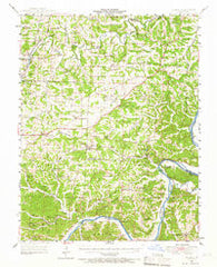 Eugene Missouri Historical topographic map, 1:62500 scale, 15 X 15 Minute, Year 1948