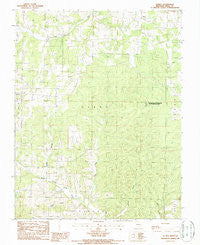 Eunice Missouri Historical topographic map, 1:24000 scale, 7.5 X 7.5 Minute, Year 1987