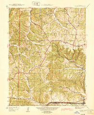 Eureka Missouri Historical topographic map, 1:24000 scale, 7.5 X 7.5 Minute, Year 1940