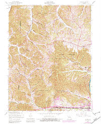 Eureka Missouri Historical topographic map, 1:24000 scale, 7.5 X 7.5 Minute, Year 1954