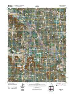 Everett Missouri Historical topographic map, 1:24000 scale, 7.5 X 7.5 Minute, Year 2011
