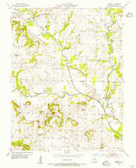 Everett Missouri Historical topographic map, 1:24000 scale, 7.5 X 7.5 Minute, Year 1953