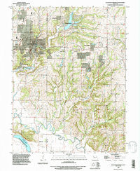 Excelsior Springs Missouri Historical topographic map, 1:24000 scale, 7.5 X 7.5 Minute, Year 1990