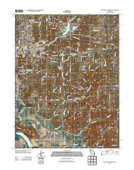 Excelsior Springs Missouri Historical topographic map, 1:24000 scale, 7.5 X 7.5 Minute, Year 2012