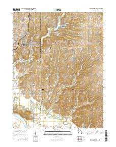 Excelsior Springs Missouri Current topographic map, 1:24000 scale, 7.5 X 7.5 Minute, Year 2014