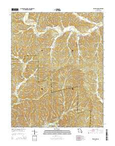 Exchange Missouri Current topographic map, 1:24000 scale, 7.5 X 7.5 Minute, Year 2015