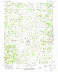 Exeter Missouri Historical topographic map, 1:24000 scale, 7.5 X 7.5 Minute, Year 1974