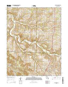 Fair Grove Missouri Current topographic map, 1:24000 scale, 7.5 X 7.5 Minute, Year 2015